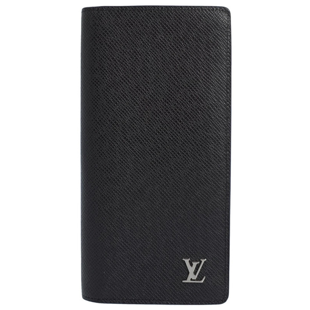 Louis Vuitton Taiga Portefeuille Brazza Bi fold Long Wallet
